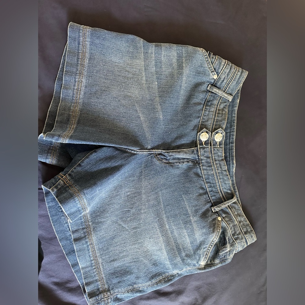 Lane Bryant Dark Blue Women's Denim Shorts